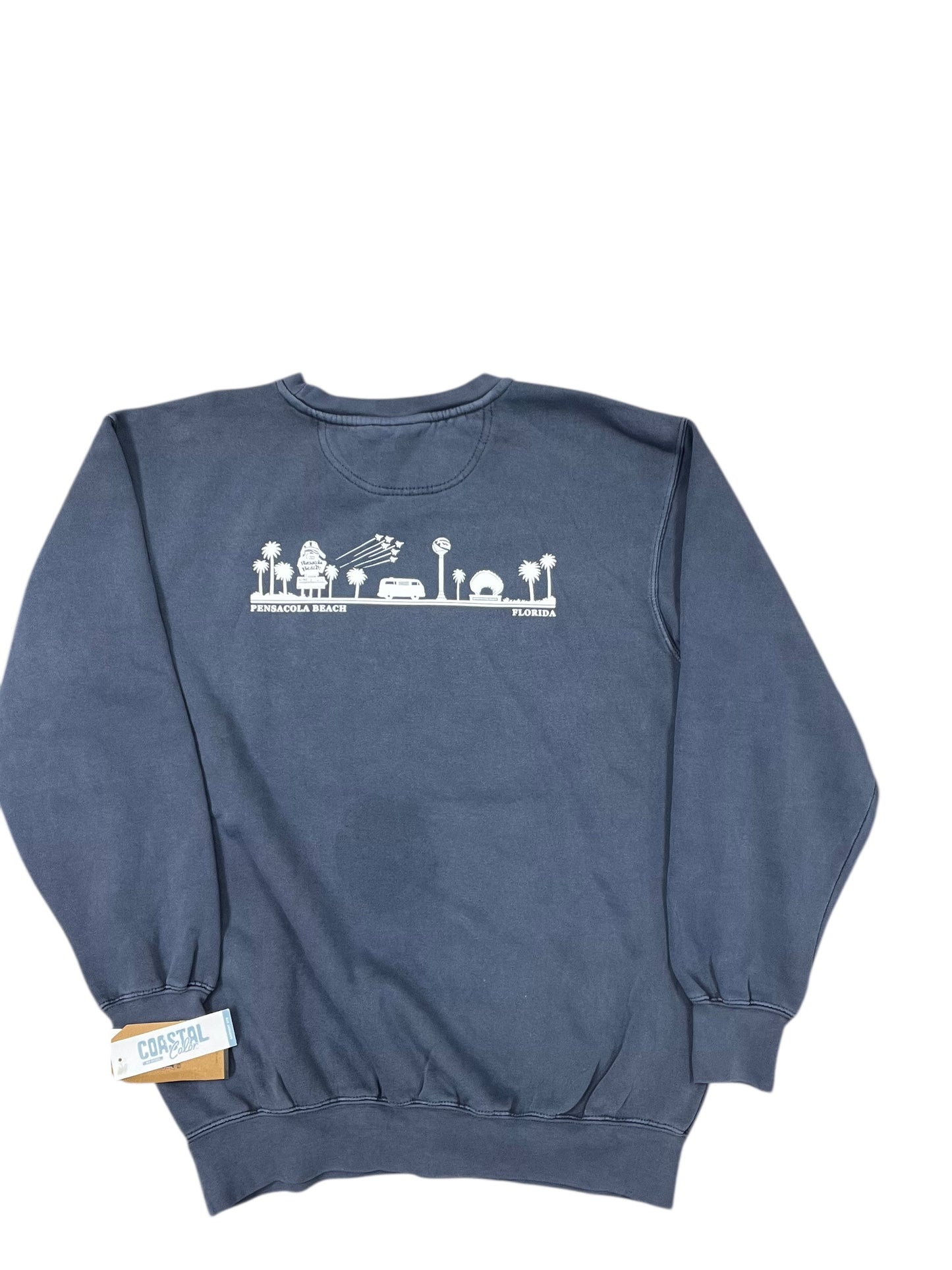 Sweatshirt Collar By Clothes Mentor In Blue, Size:M