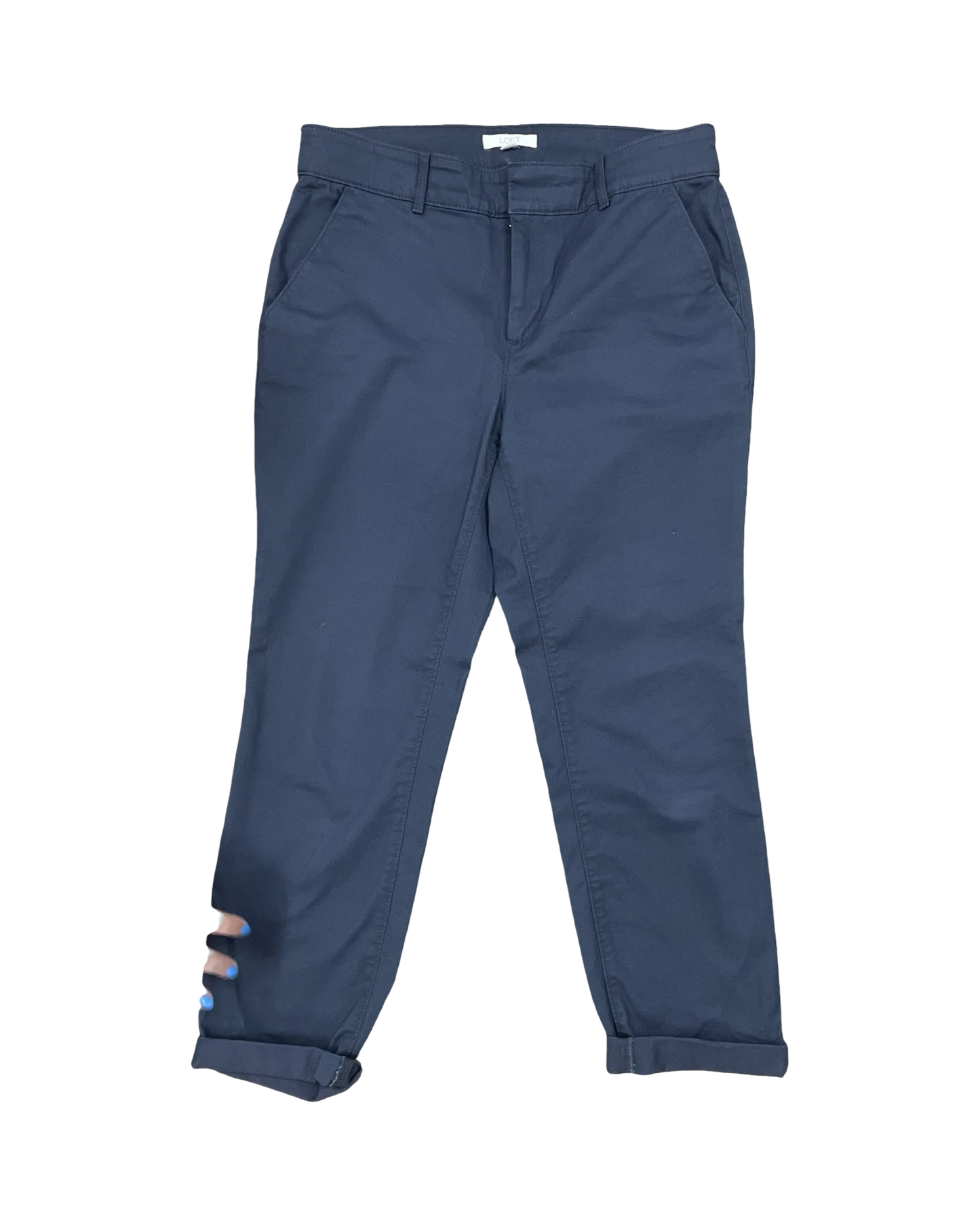 Pants Chinos & Khakis By Loft In Grey, Size:8