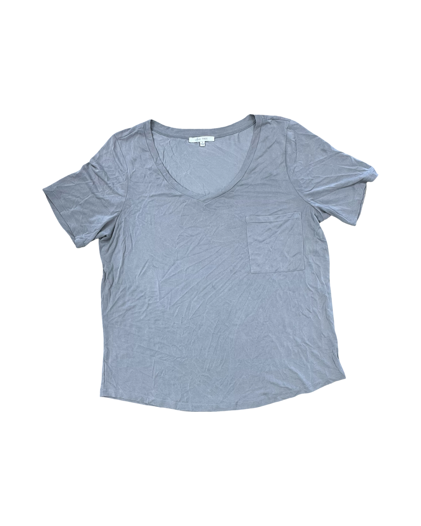 Top Ss By Love Tree In Grey, Size:L