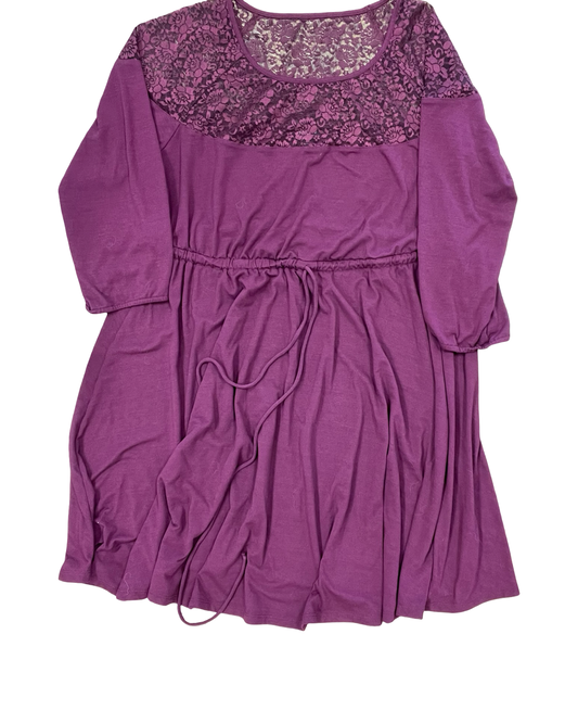 Dress Casual Midi By Torrid In Maroon, Size:2X