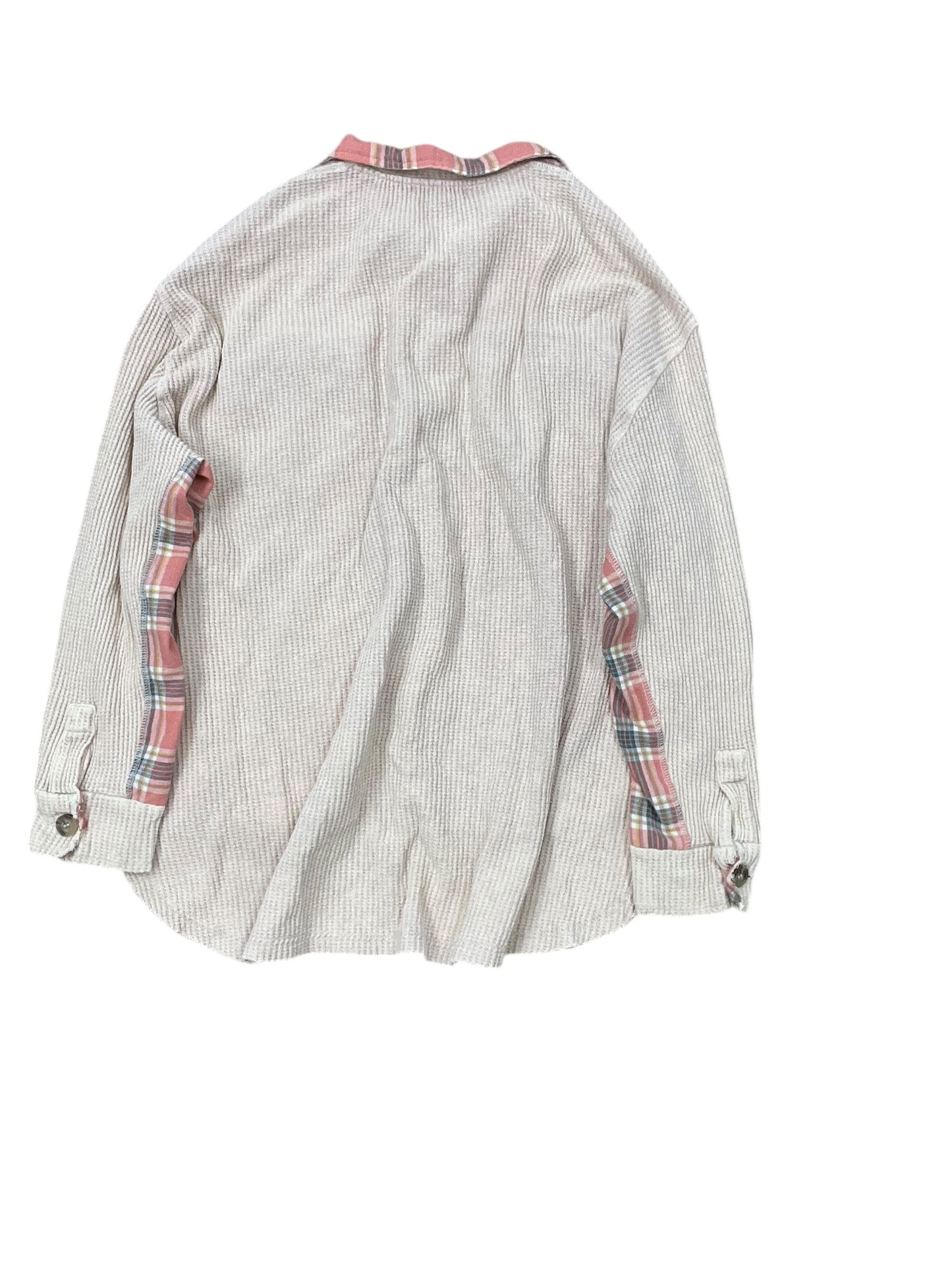 Blouse Ls By Oli & Hali In Pink, Size:L