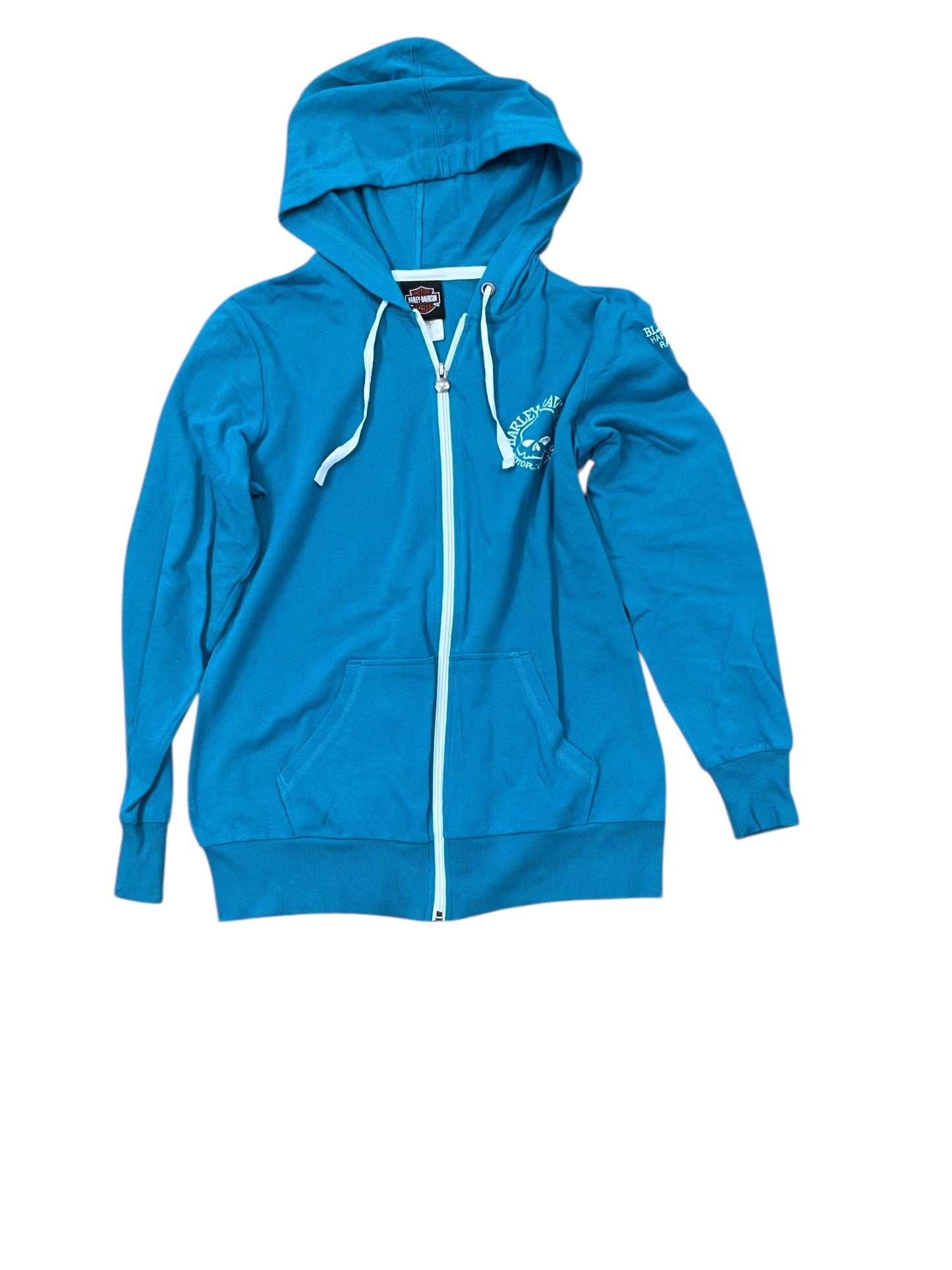 Jacket Other By Harley Davidson In Teal, Size:S