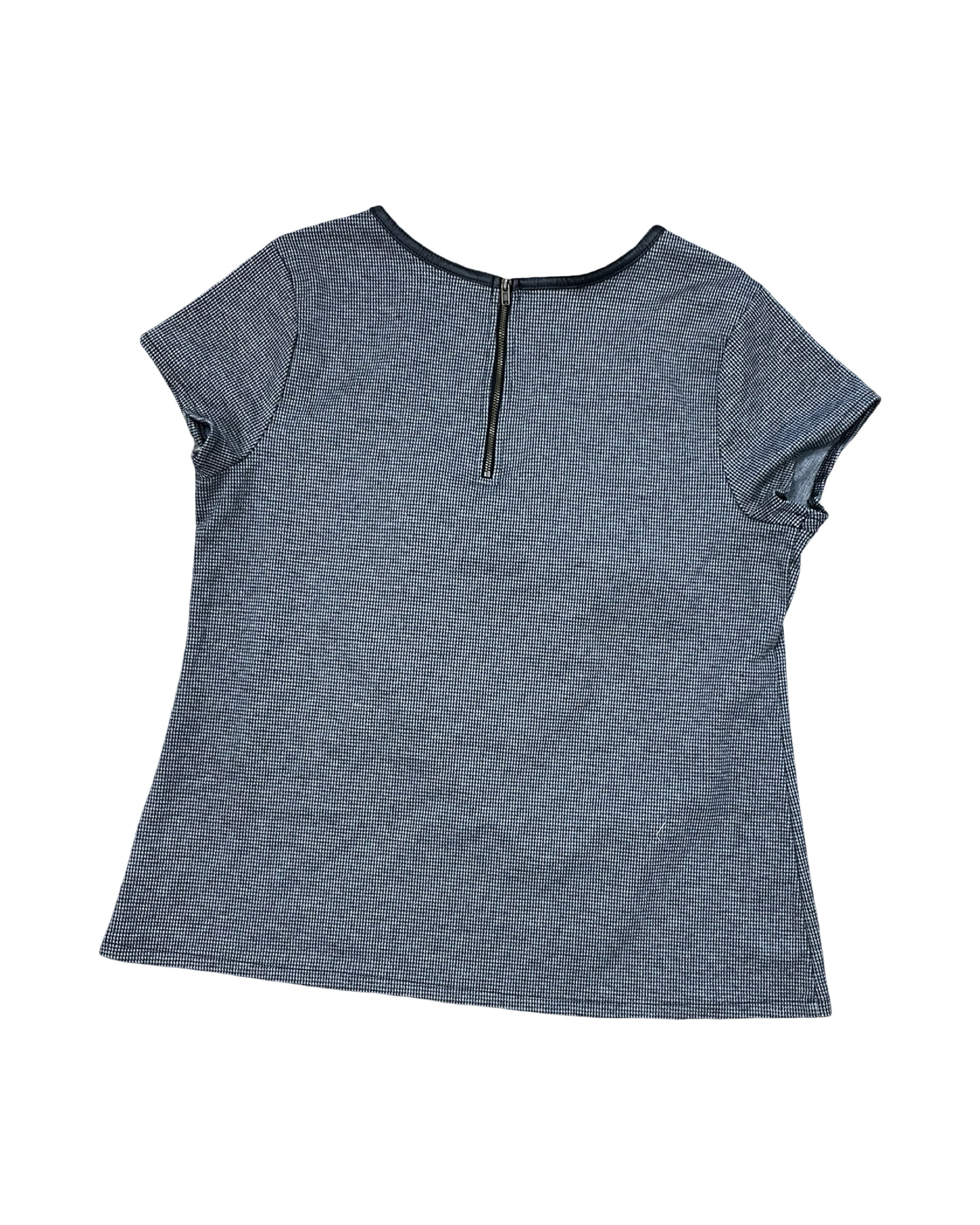 Top Ss By Merona In Black & Grey, Size:1X