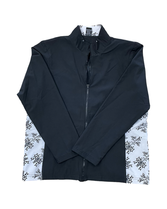 Jacket Other By Clothes Mentor In Black & Grey, Size:M