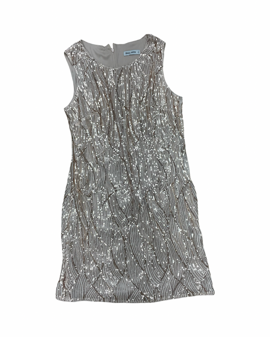 Dress Party Midi By Grace Karin In Gold, Size:Xl