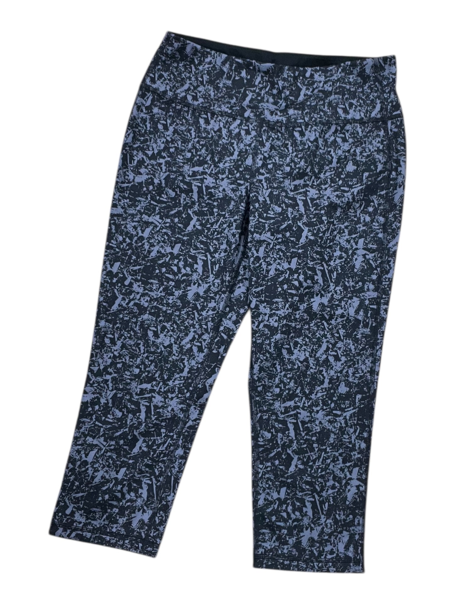 Athletic Capris By Tangerine In Black & Purple, Size:M