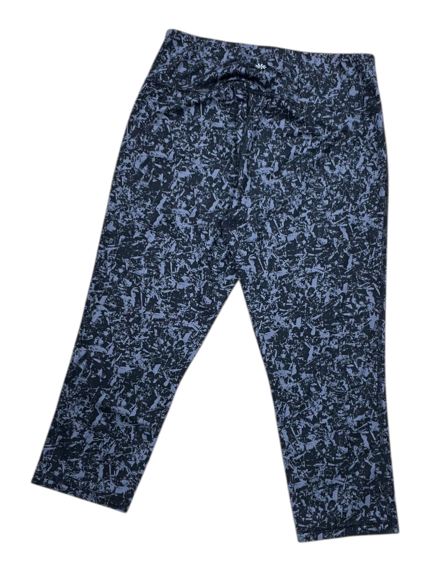 Athletic Capris By Tangerine In Black & Purple, Size:M