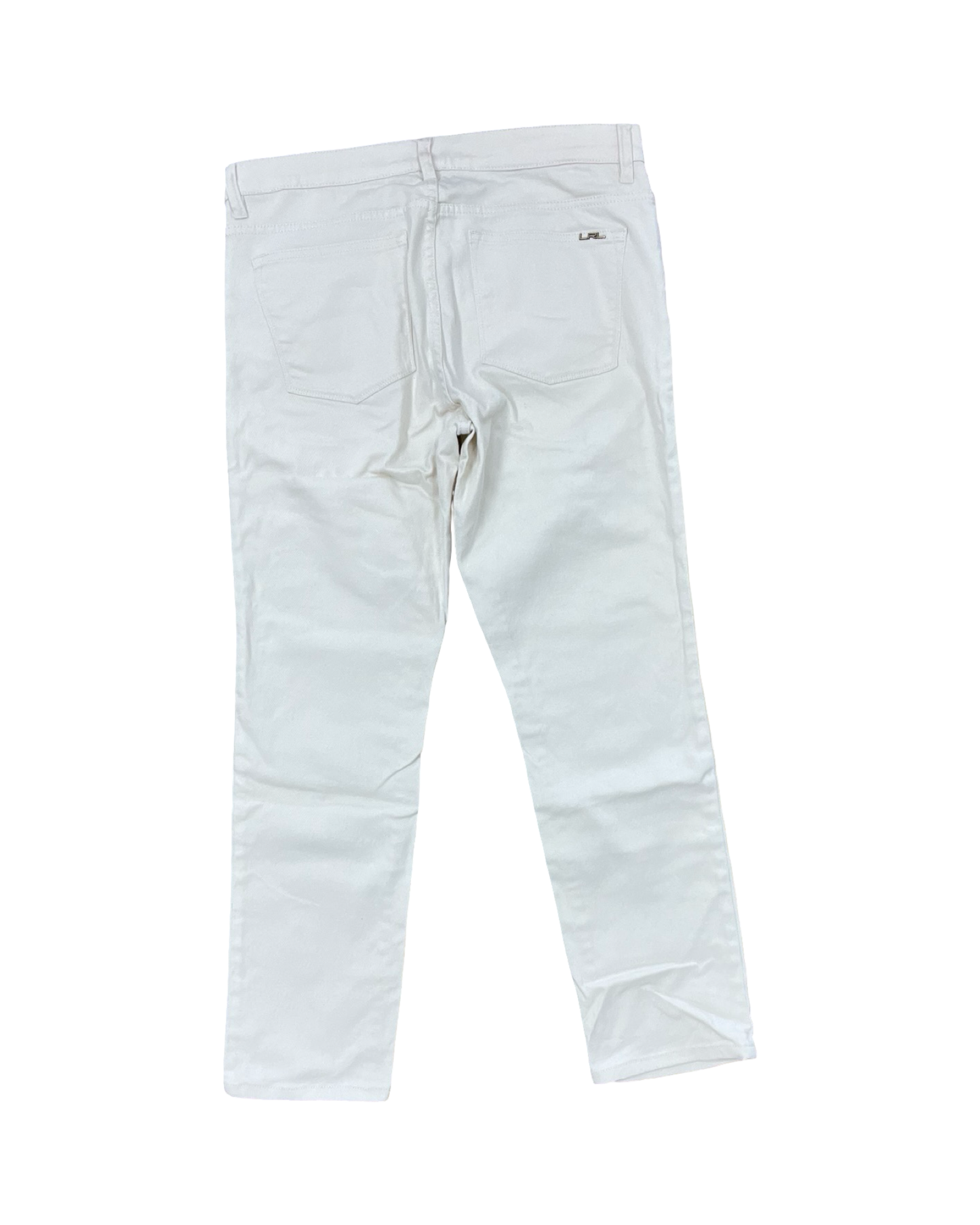 Jeans Straight By Ralph Lauren In Cream, Size:12