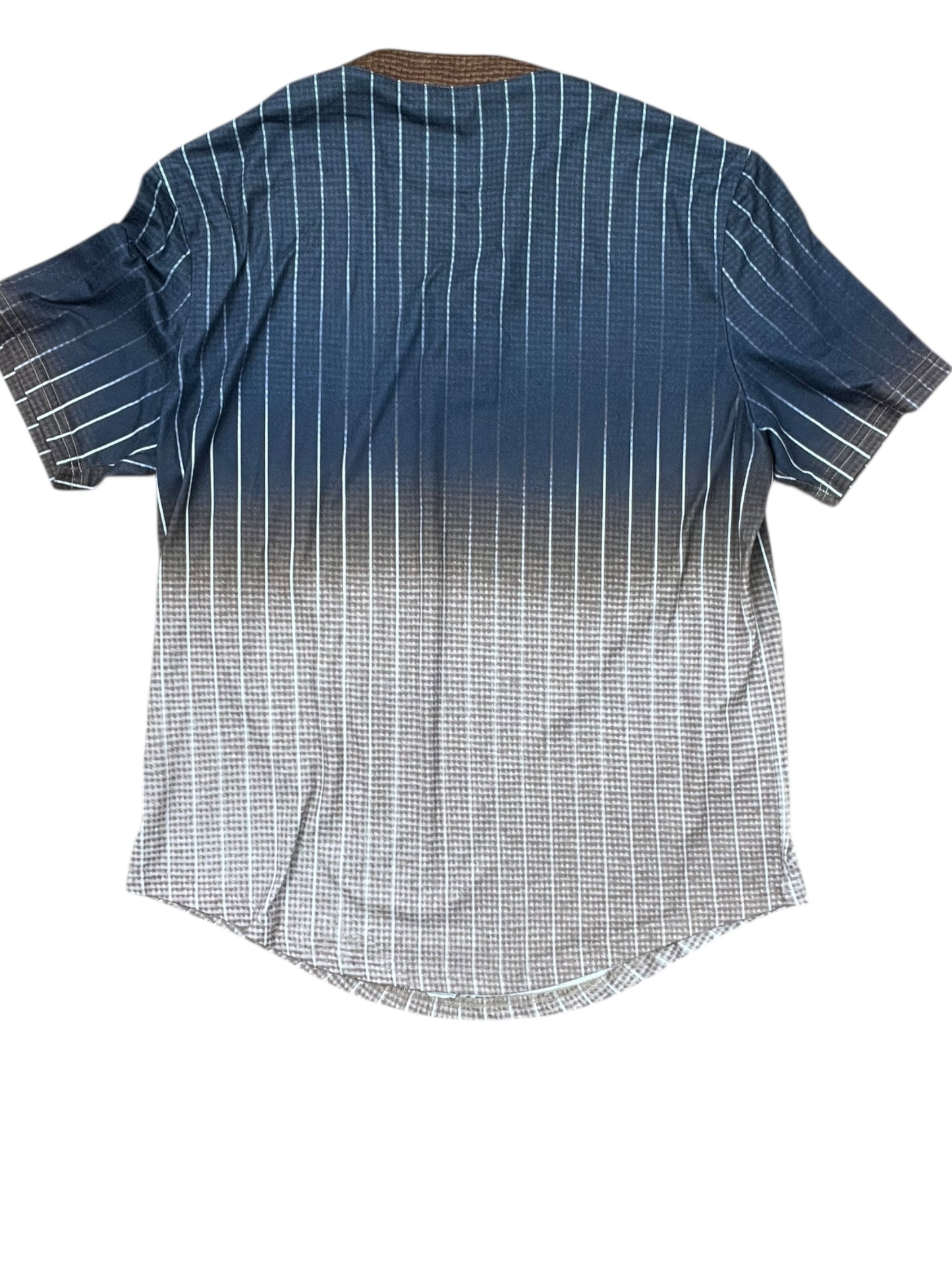 Top Ss By Clothes Mentor In Blue & Tan, Size:Xl