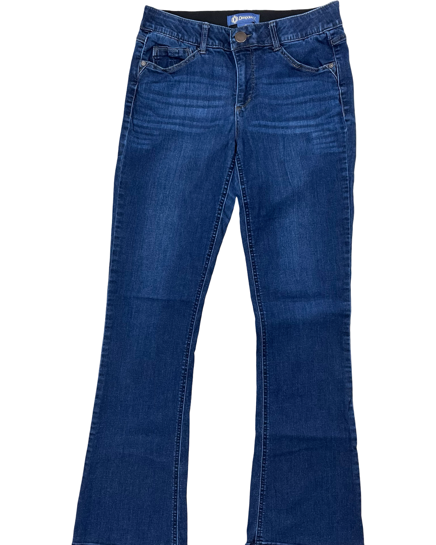 Jeans Flared By Democracy In Blue Denim, Size:8