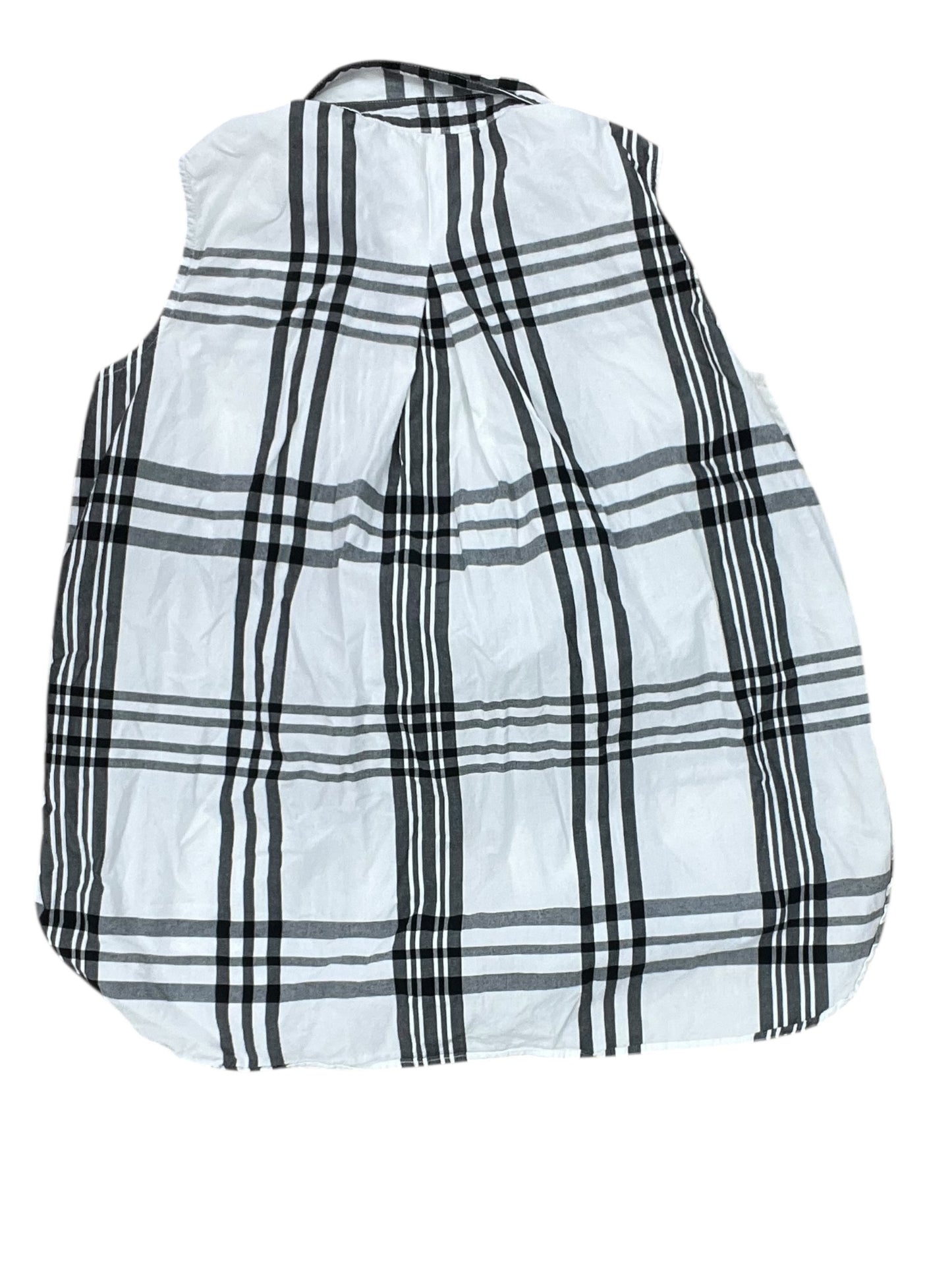 Blouse Sleeveless By Keren Hart In White, Size:L