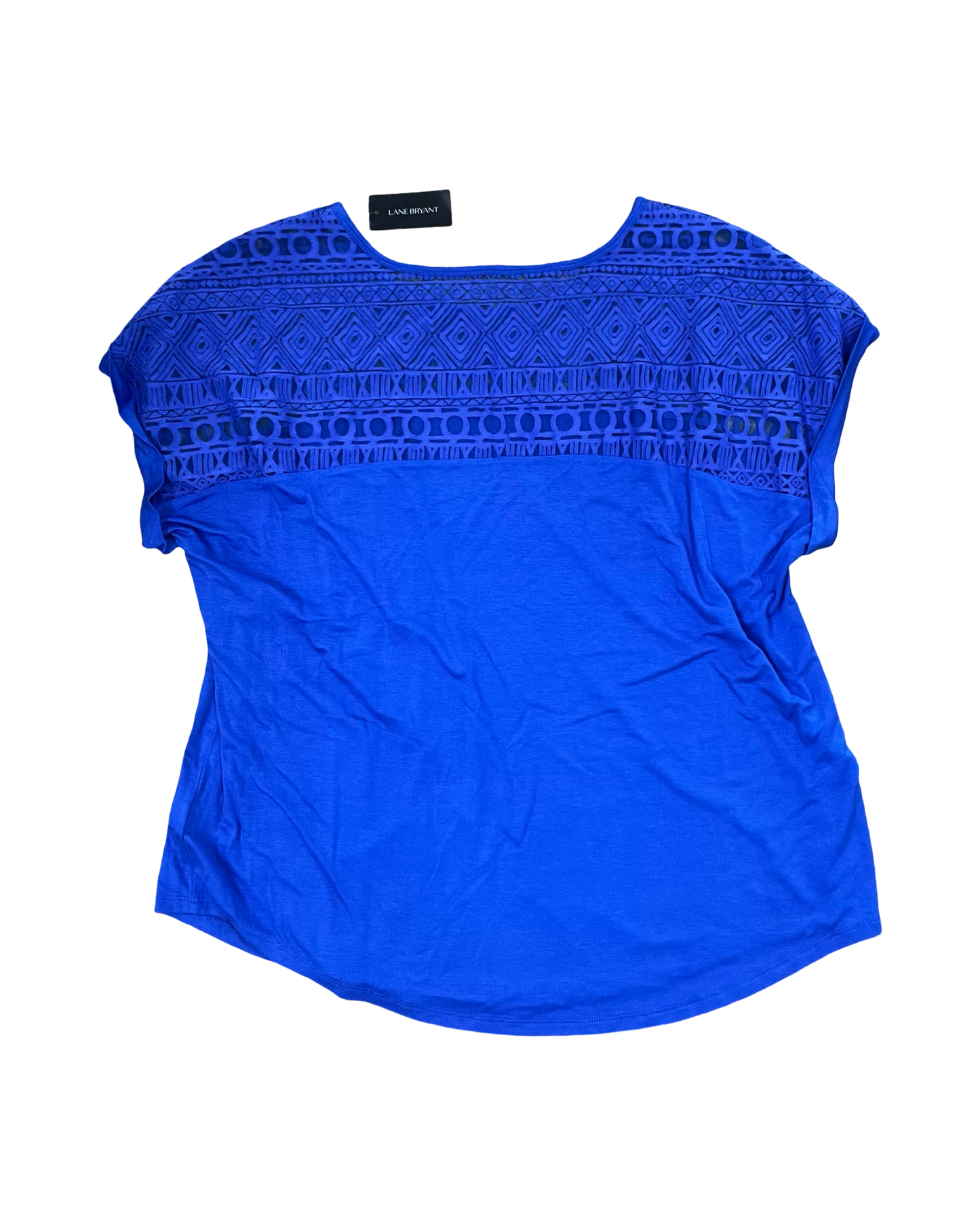 Top Ss By Lane Bryant In Blue, Size:2X