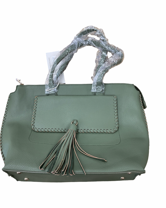 Handbag By Clothes Mentor In Green, Size:Large