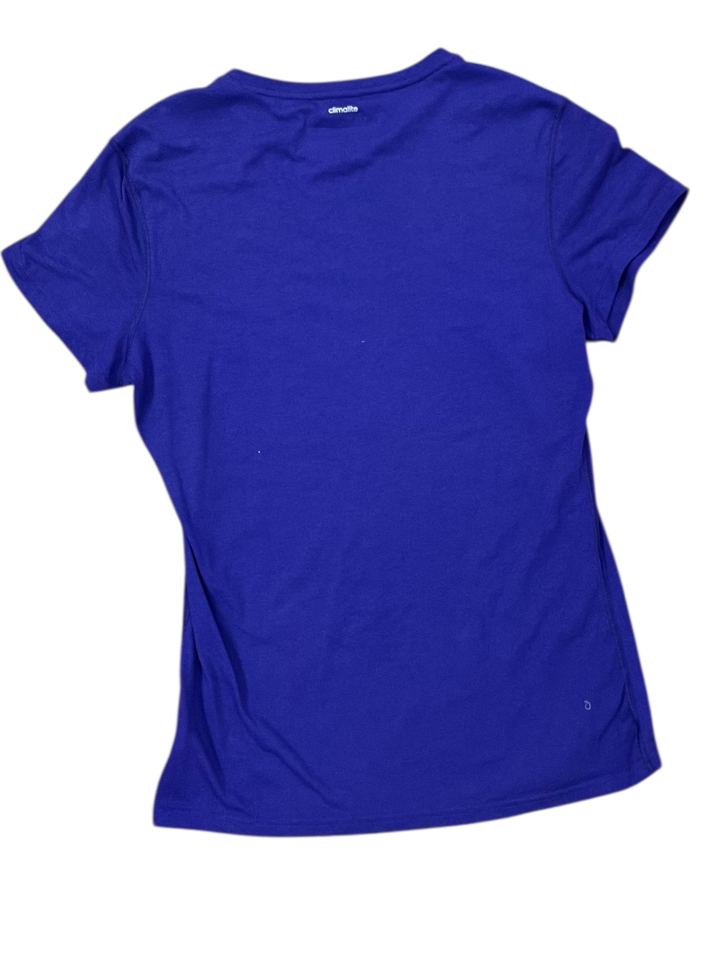 Athletic Top Ss By Adidas In Purple, Size:L