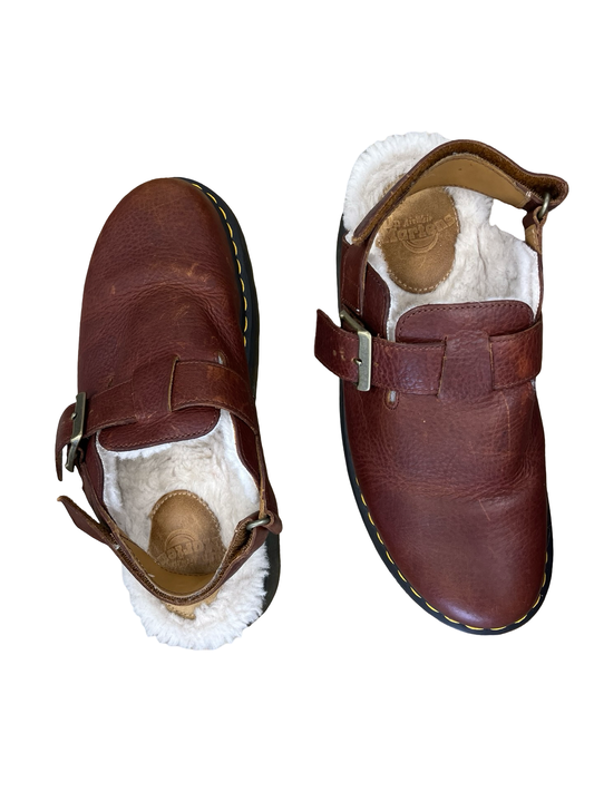 Shoes Flats By Dr Martens In Brown, Size:10