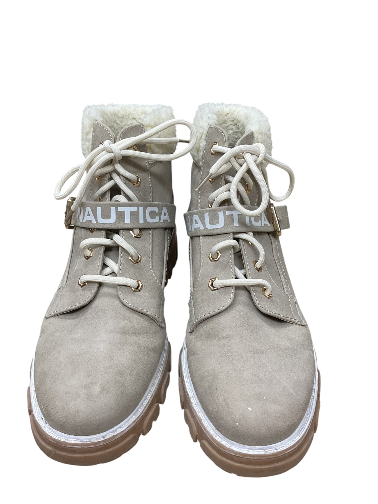 Boots Snow By Nautica In Taupe, Size:9.5