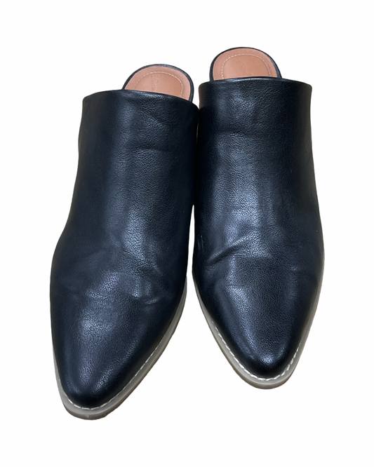 Shoes Heels Block By Universal Thread In Black, Size:8.5