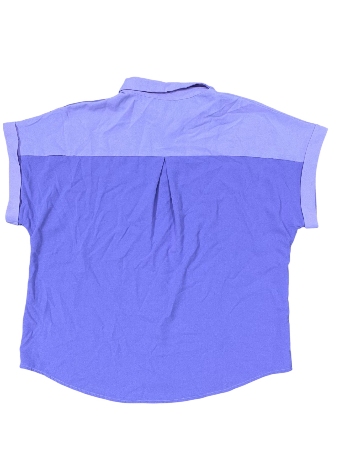 Blouse Ss By Shein In Purple, Size:Xl