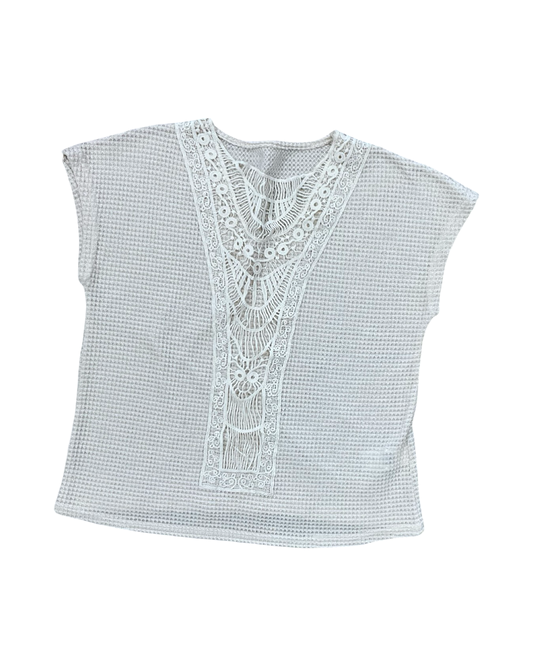 Top Ss By Shein In Cream, Size:L