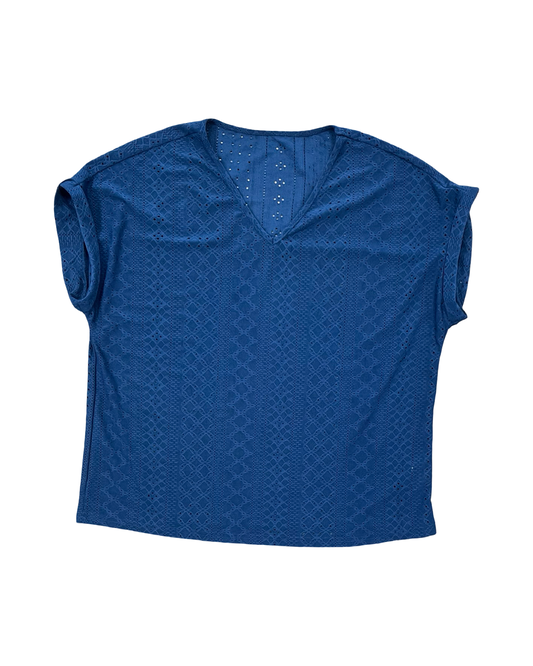 Top Ss By Shein In Teal, Size:L