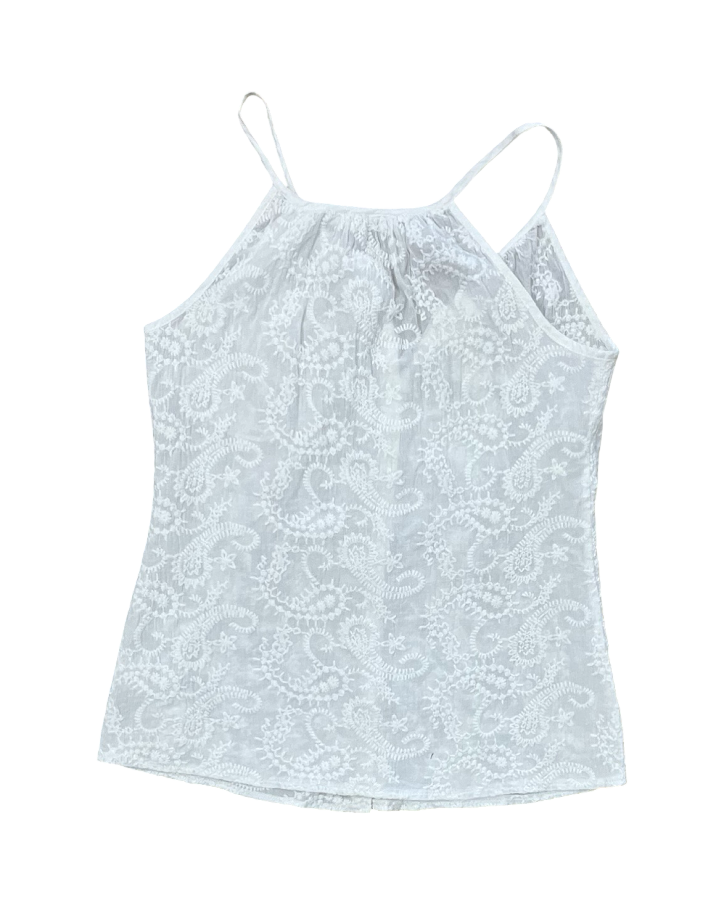 Blouse Sleeveless By Clothes Mentor In White, Size:M
