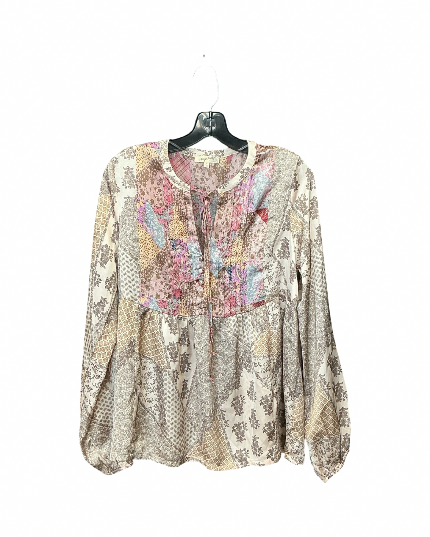 Top Ls By Mystree In Pink & Tan, Size:M