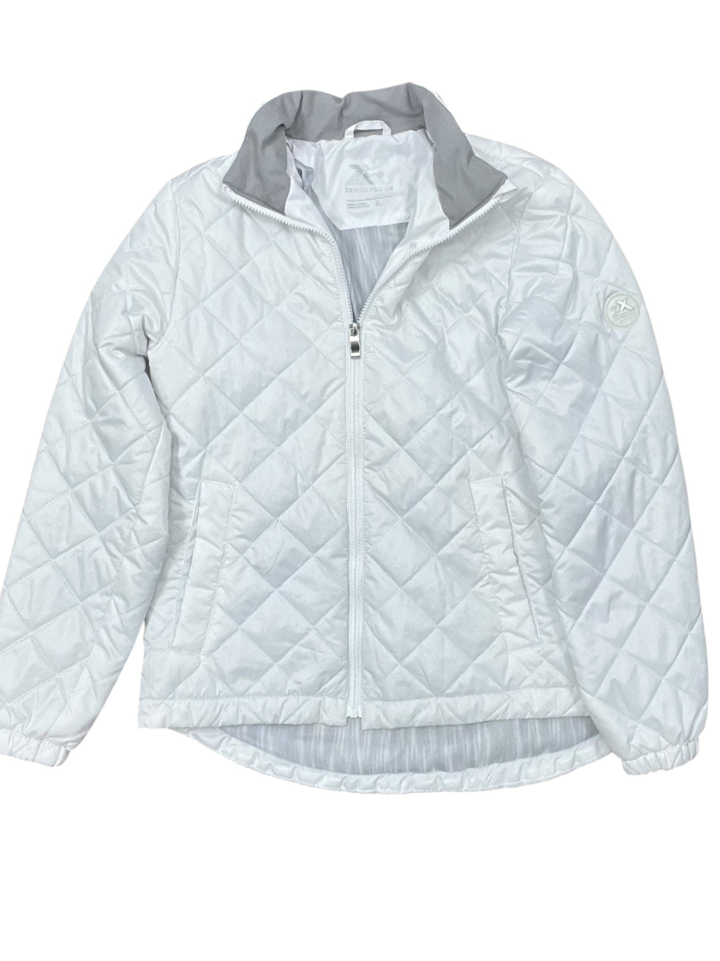 Jacket Puffer & Quilted By Zero Xposure In White, Size:S