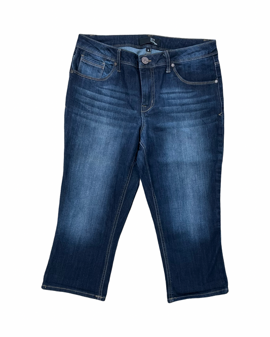 Jeans Cropped By 1822 Denim In Blue Denim, Size:10