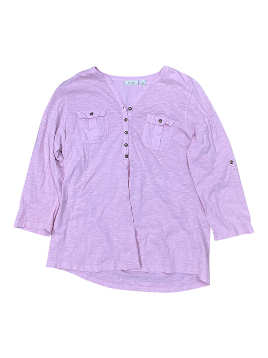 Top Ls By L.L. Bean In Pink, Size:L