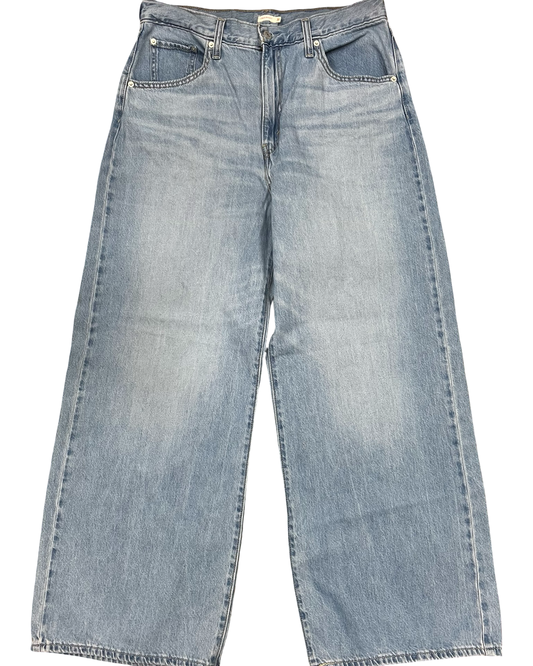Jeans Boyfriend By Levis In Blue Denim, Size:12