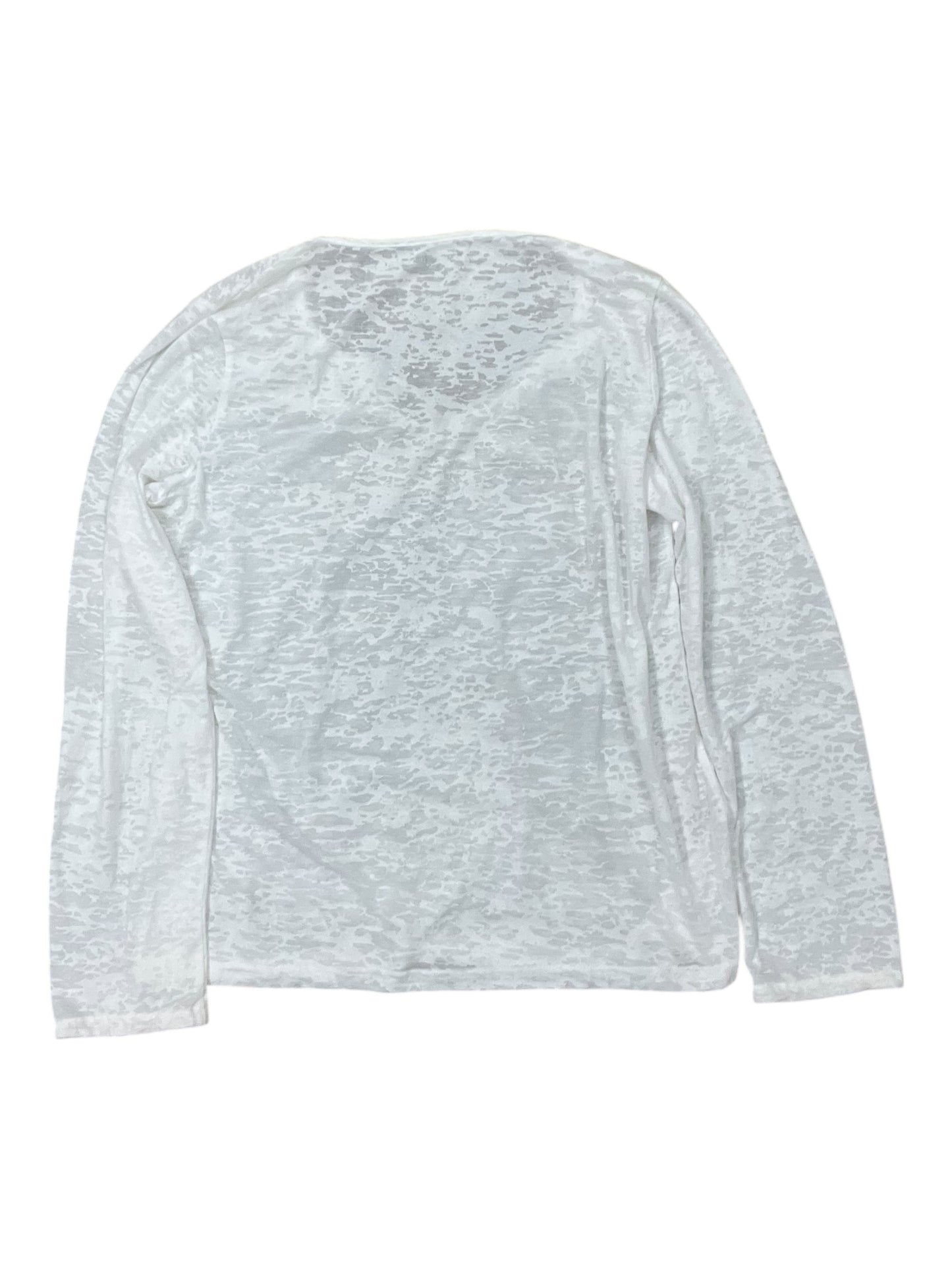 Top Ls By Woolrich In Tan & White, Size:L