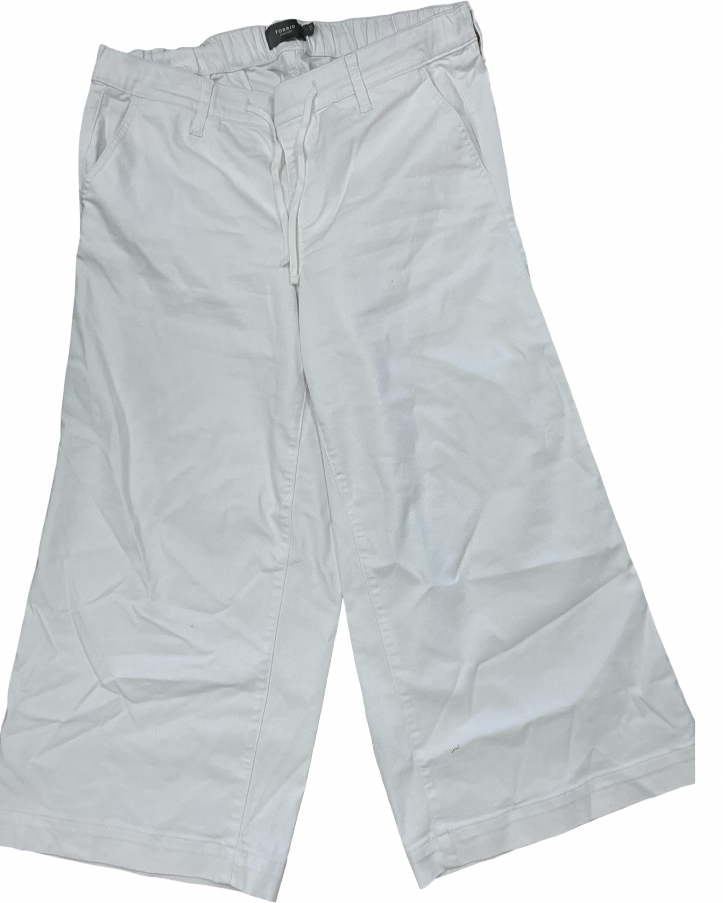 Jeans Wide Leg By Torrid In White, Size:1X