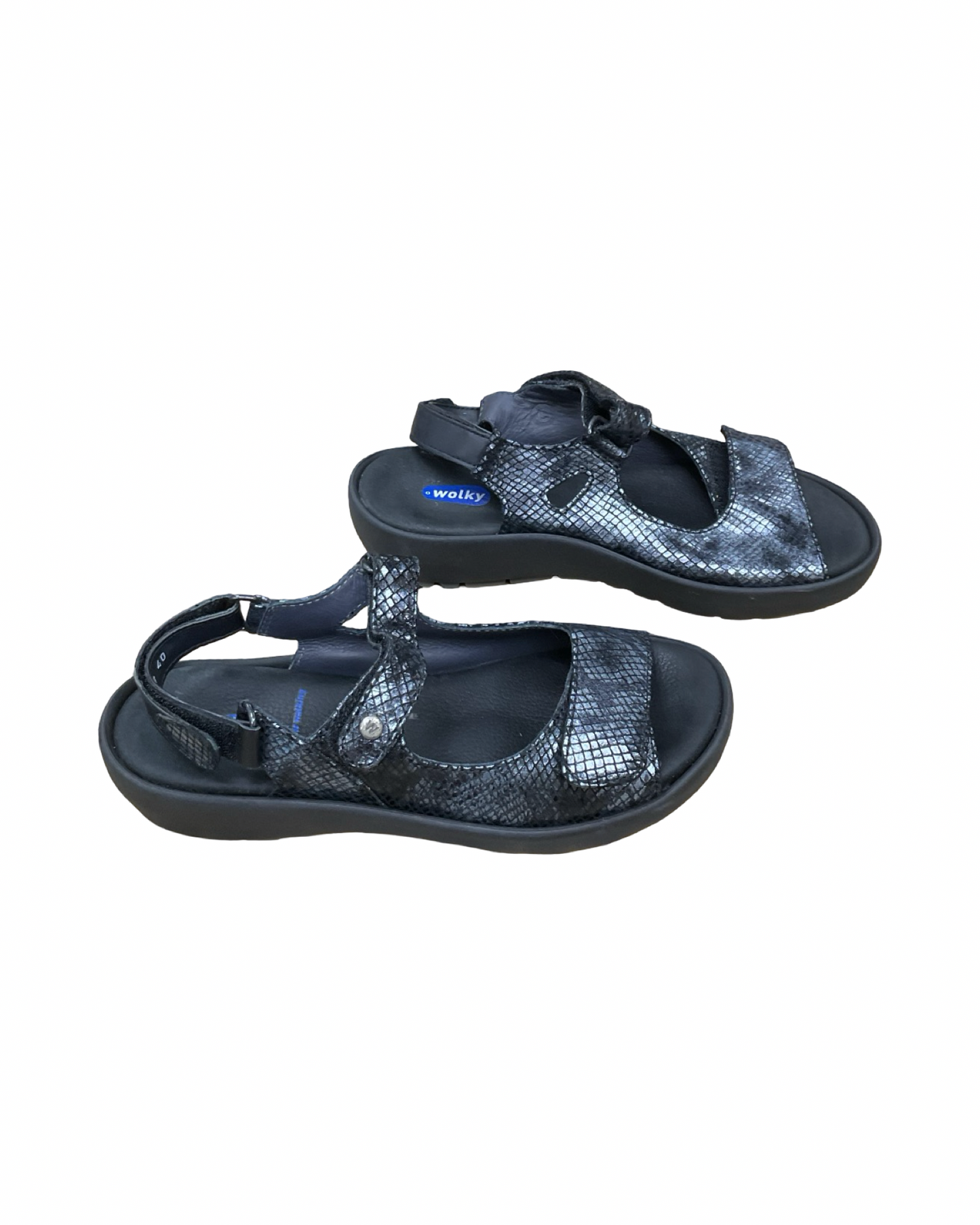 Sandals Heels Platform By Clothes Mentor In Black, Size:9.5