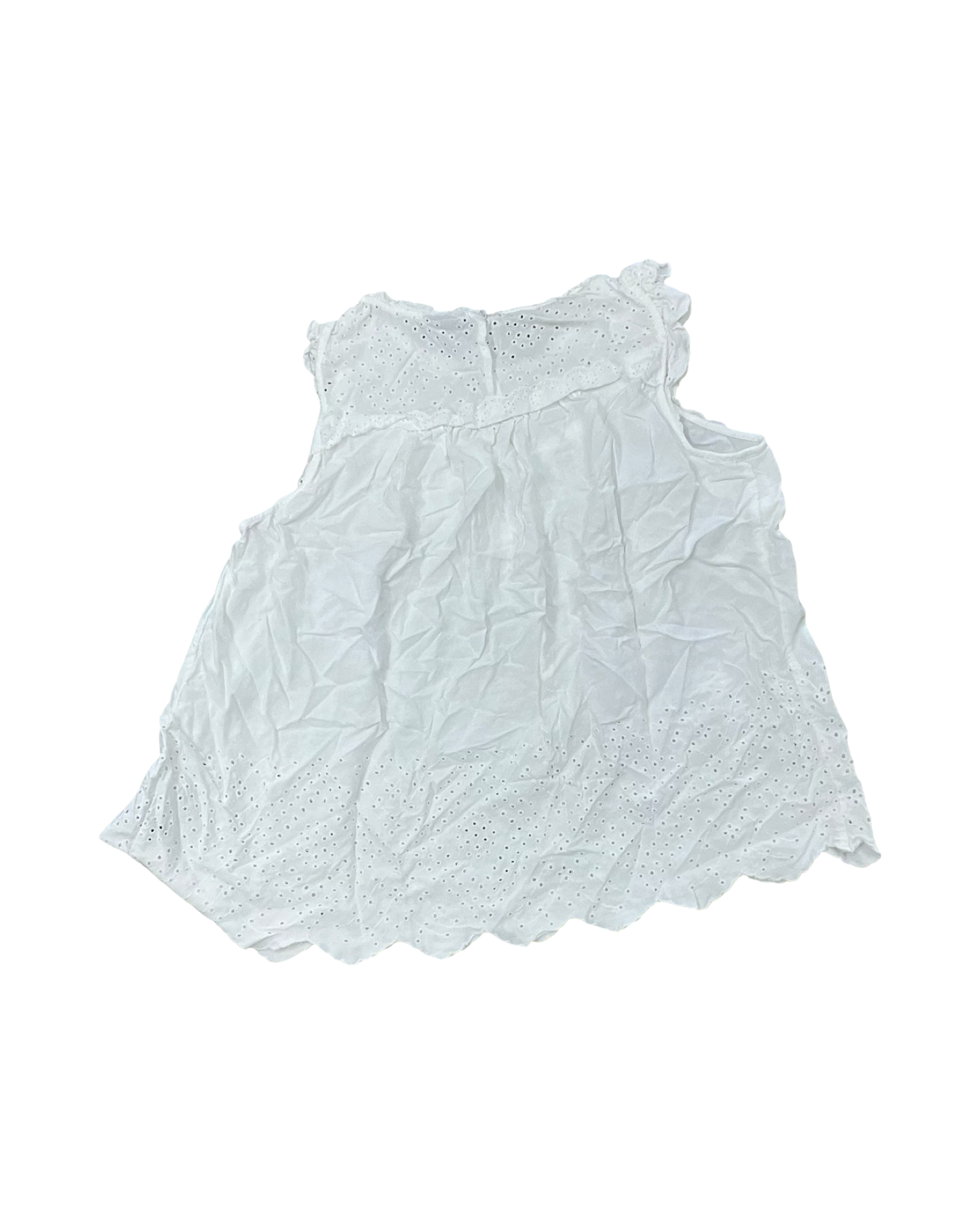 Top Sleeveless By Torrid In White, Size:M