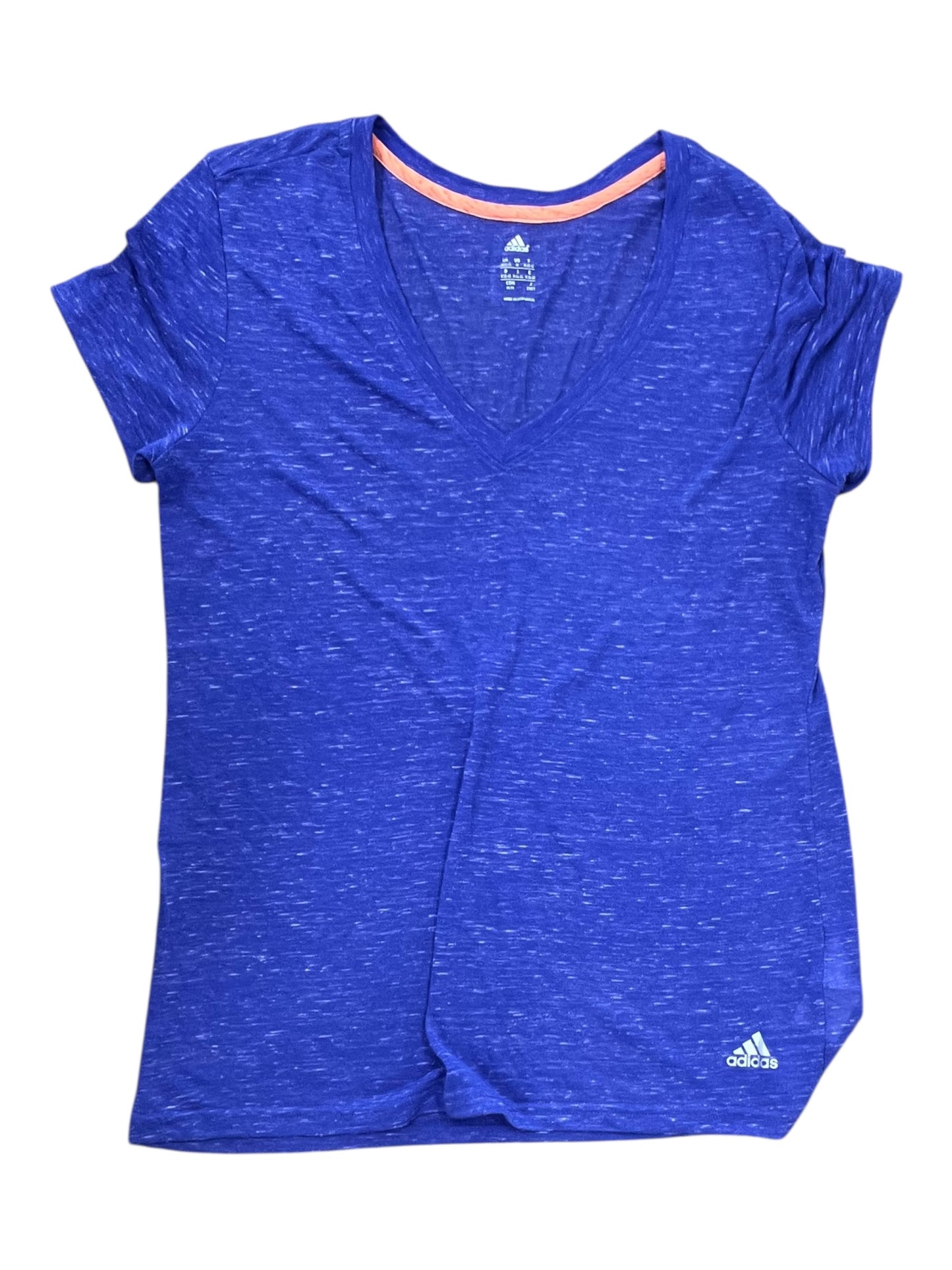 Athletic Top Ss By Adidas In Purple, Size:M
