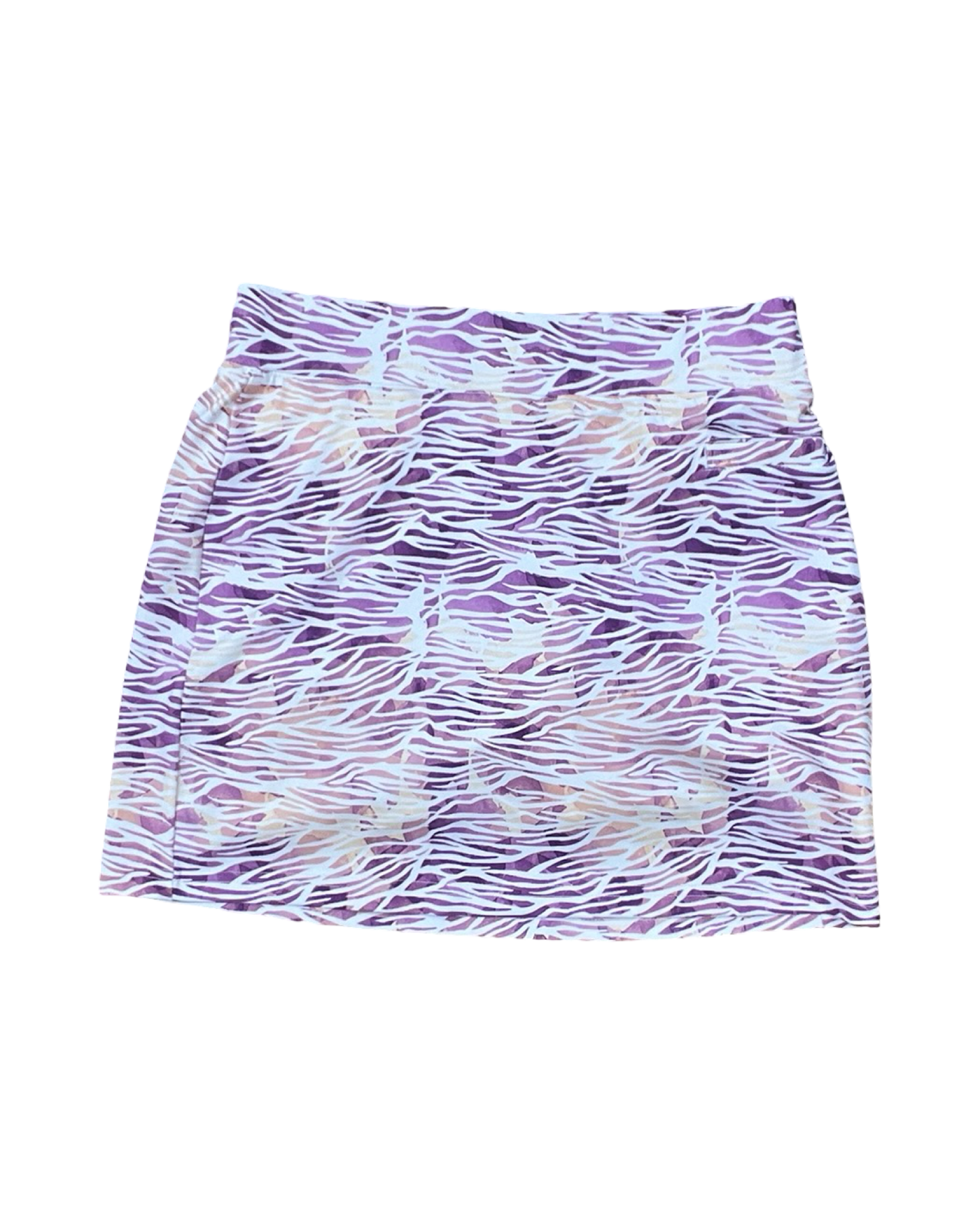 Skort By Pebble Beach In Purple & Yellow, Size:Xs