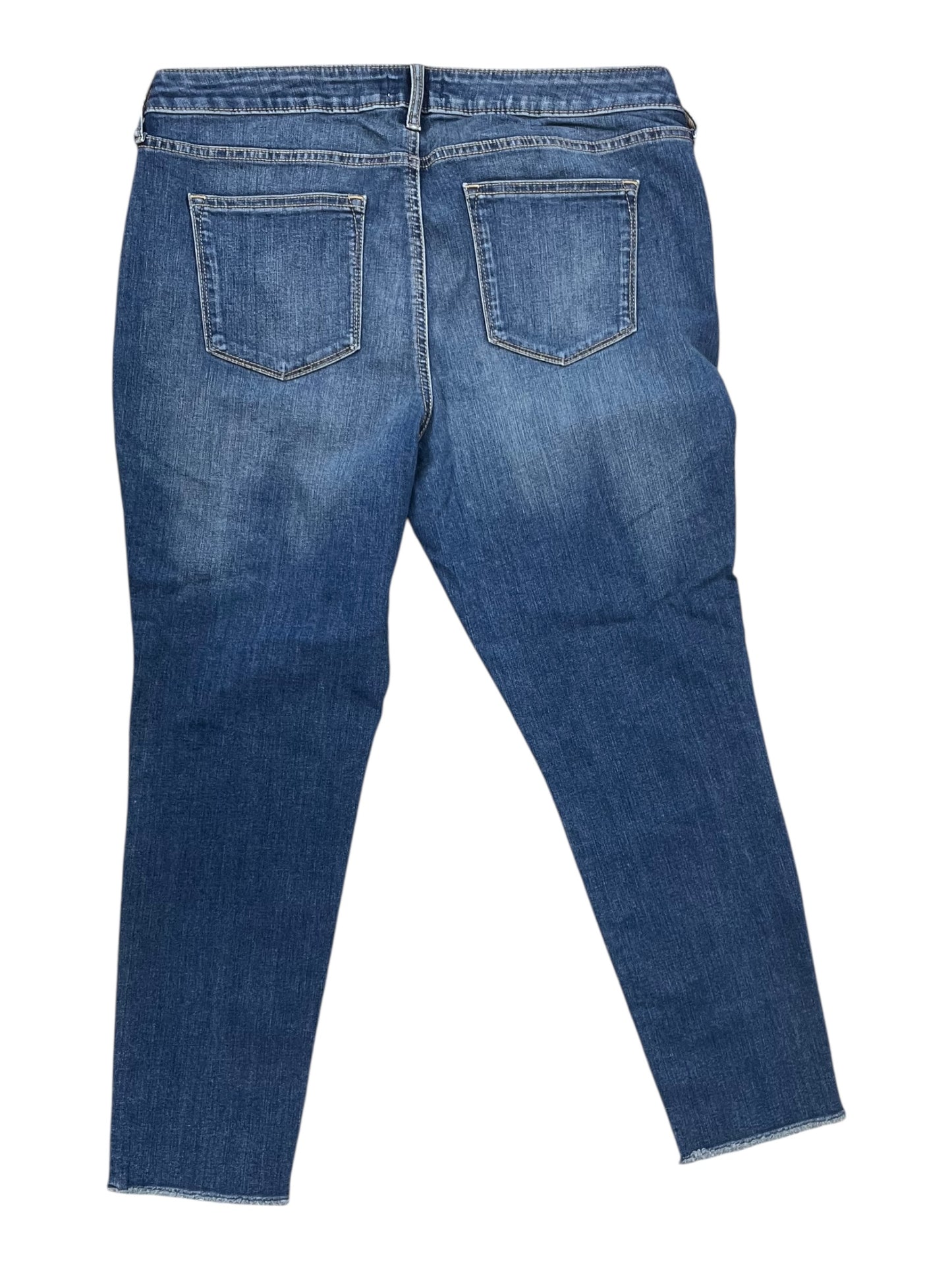 Jeans Cropped By Sonoma In Blue Denim, Size:16