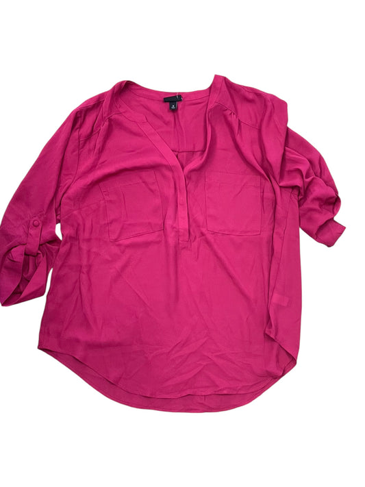Blouse 3/4 Sleeve By Torrid In Pink, Size:L