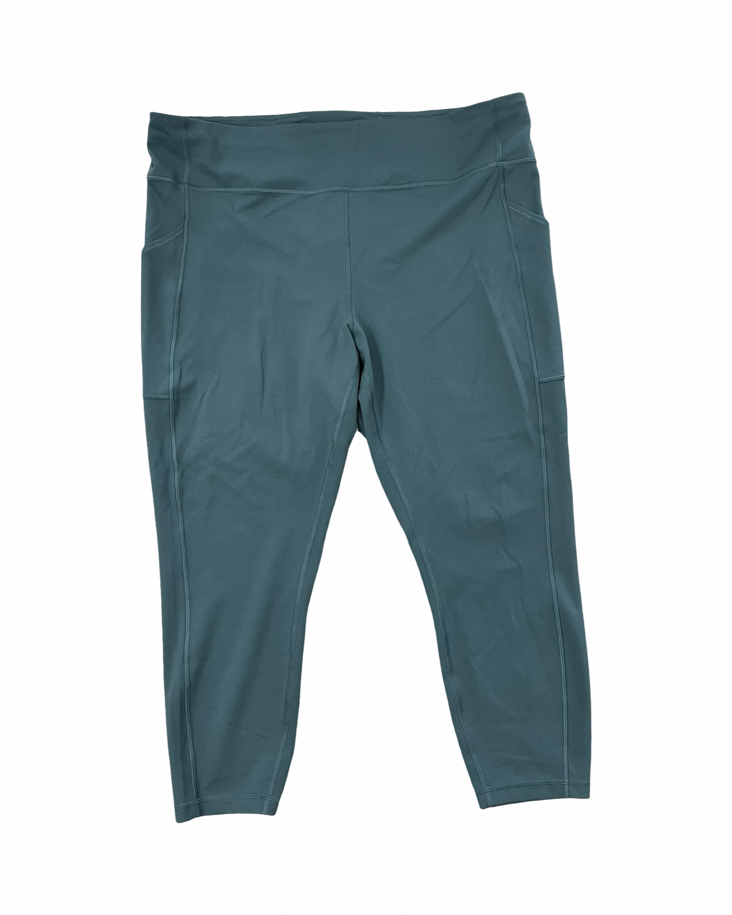 Athletic Leggings By Lululemon In Green, Size:18