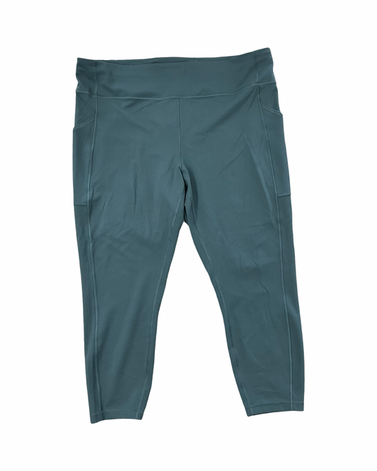 Athletic Leggings By Lululemon In Green, Size:18
