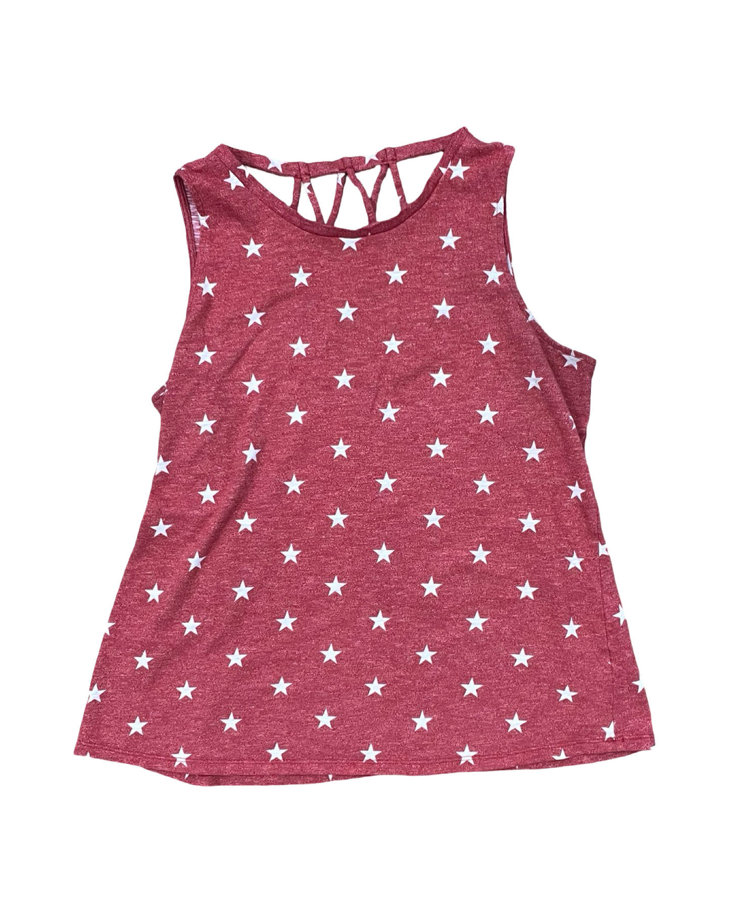 Top Sleeveless By Maurices In Red, Size:Xl