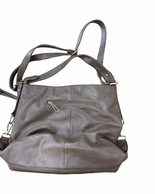 Crossbody By Clothes Mentor In Brown, Size:Large