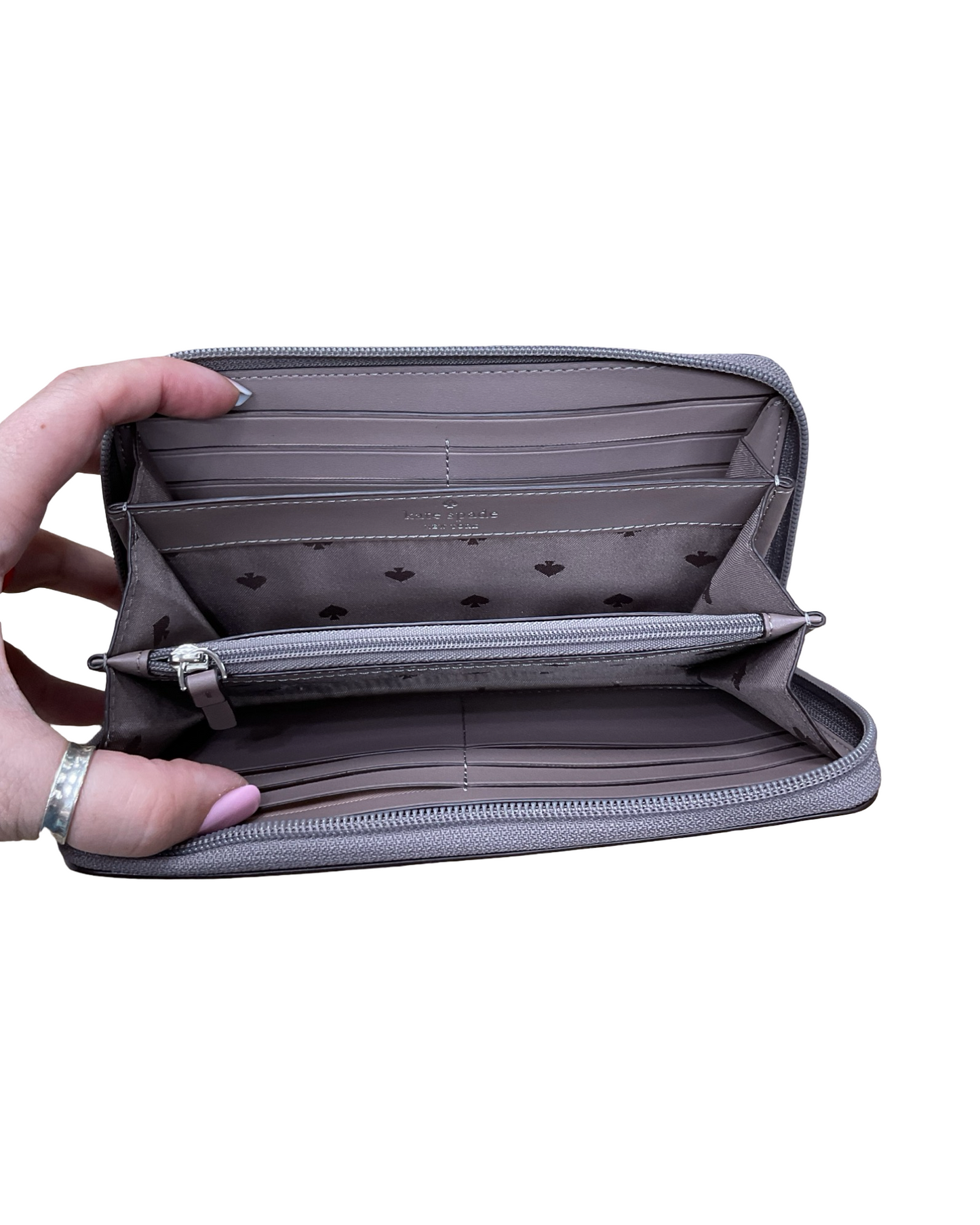 Wallet Designer By Kate Spade In Taupe, Size:Medium