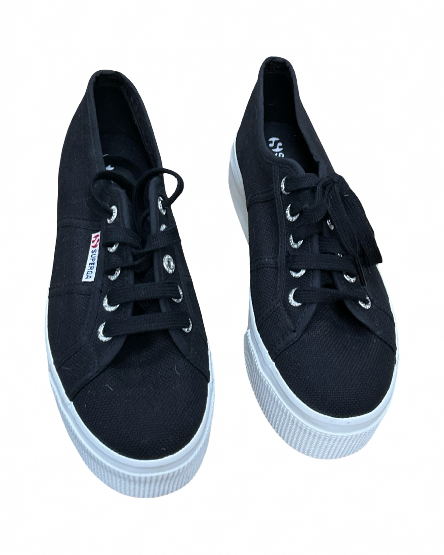 Shoes Sneakers By Superga In Black, Size:7