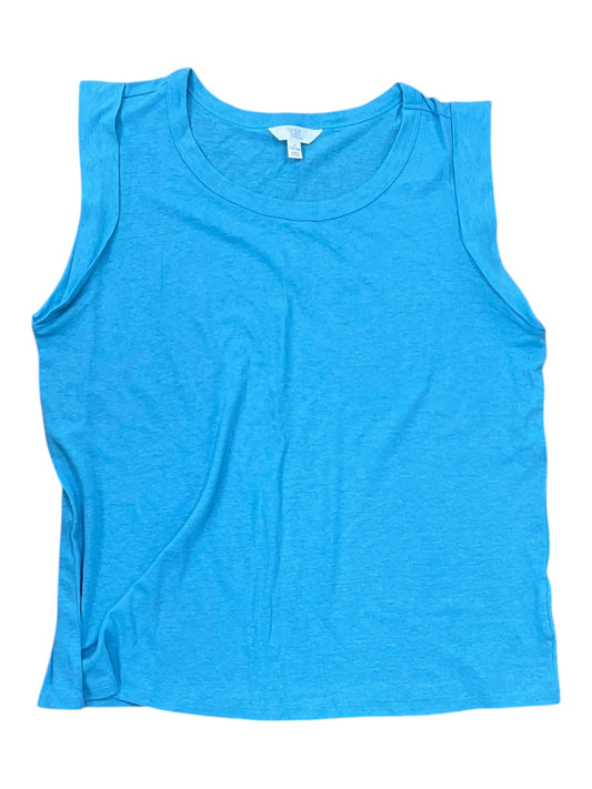 Top Sleeveless By Time And Tru In Blue, Size:L
