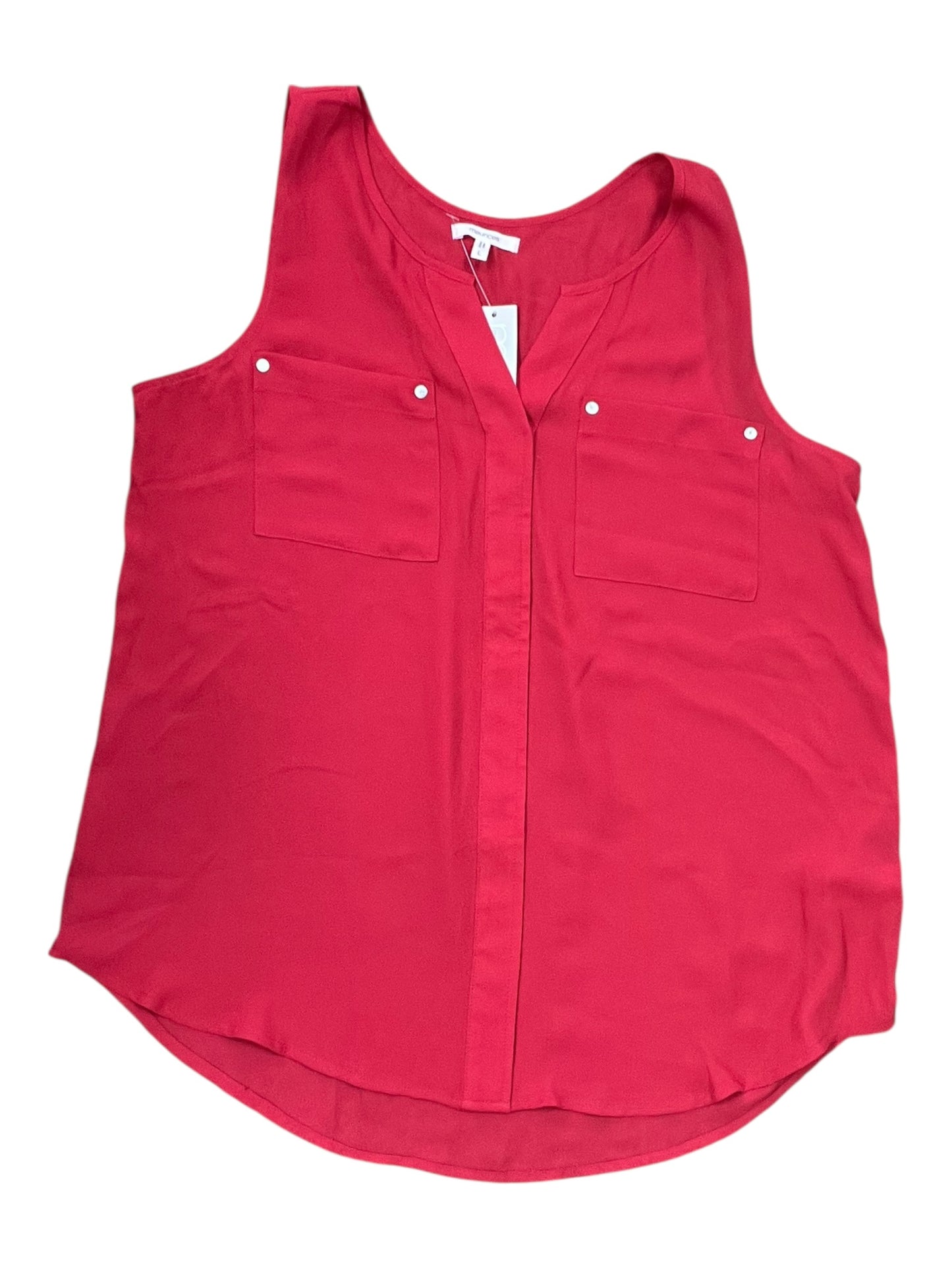 Tank Top By Maurices In Red, Size:L
