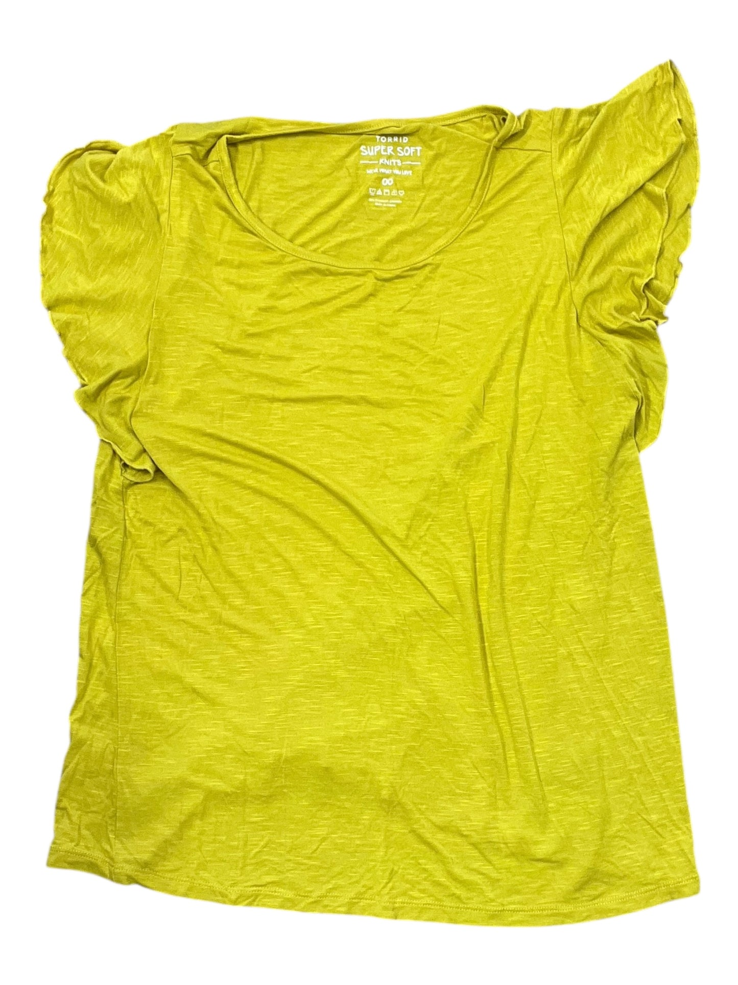 Top Ss By Torrid In Yellow, Size:M