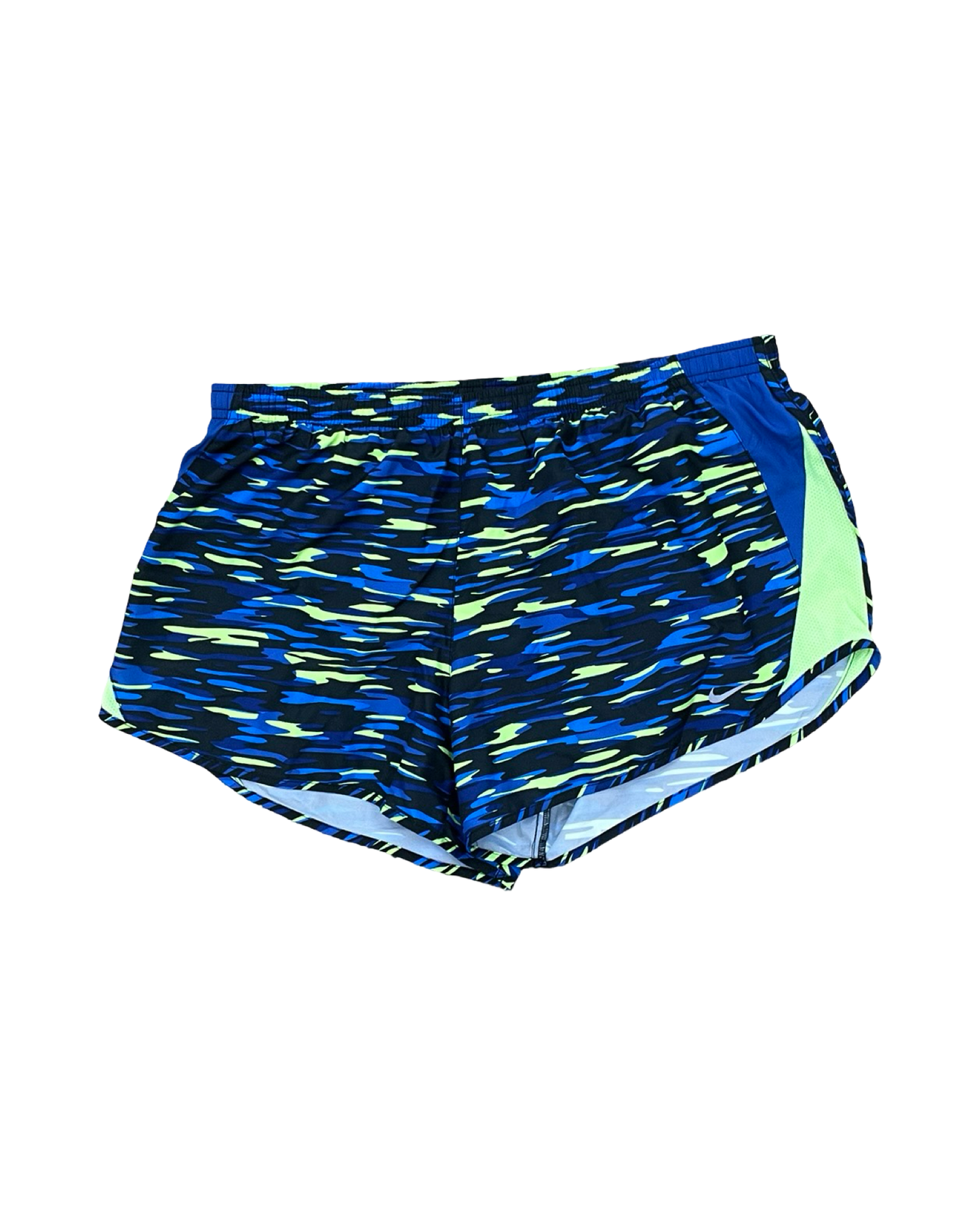 Athletic Shorts By Nike In Blue & Yellow, Size:L