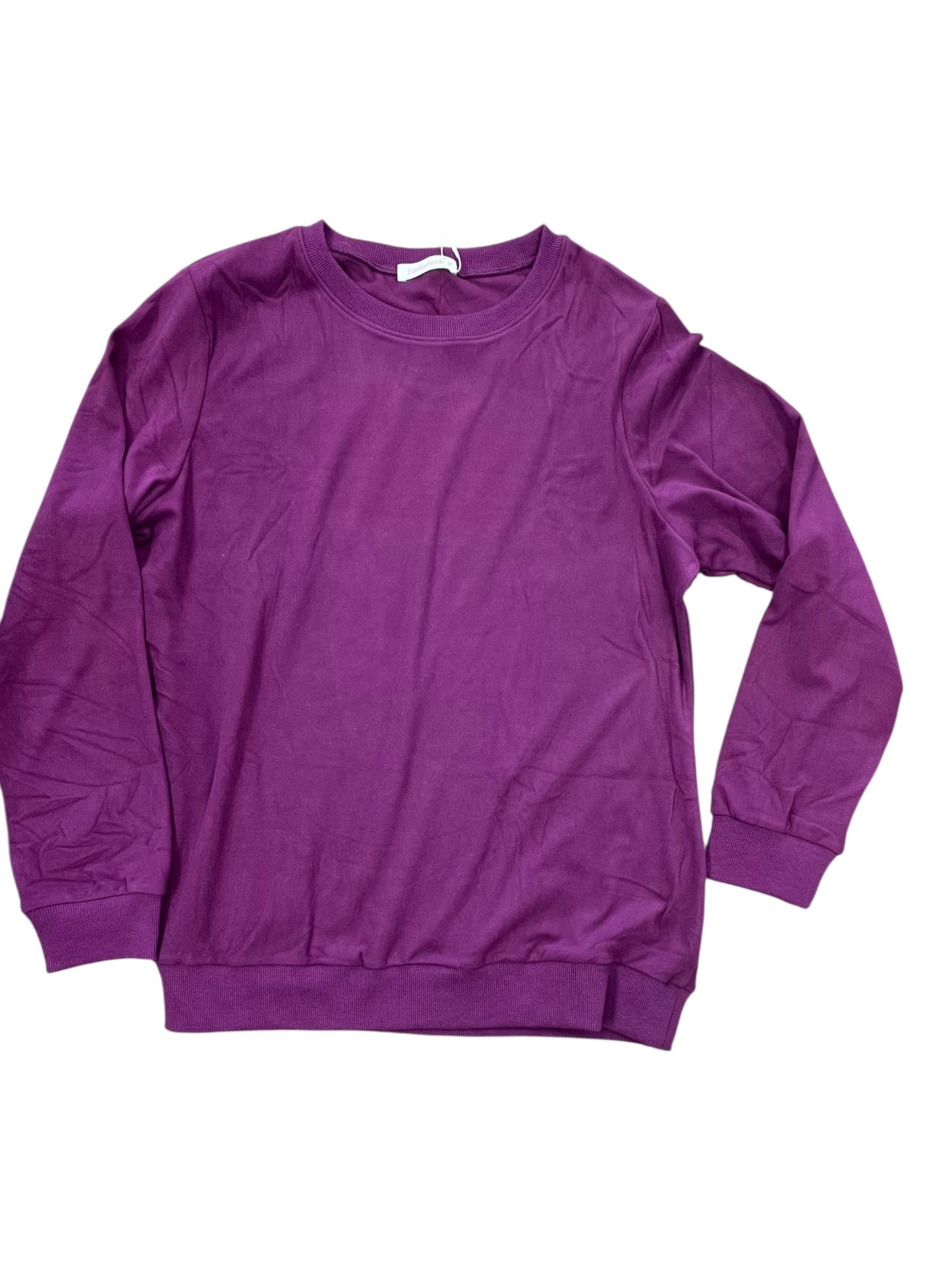 Sweatshirt Collar By Clothes Mentor In Purple, Size:Xl