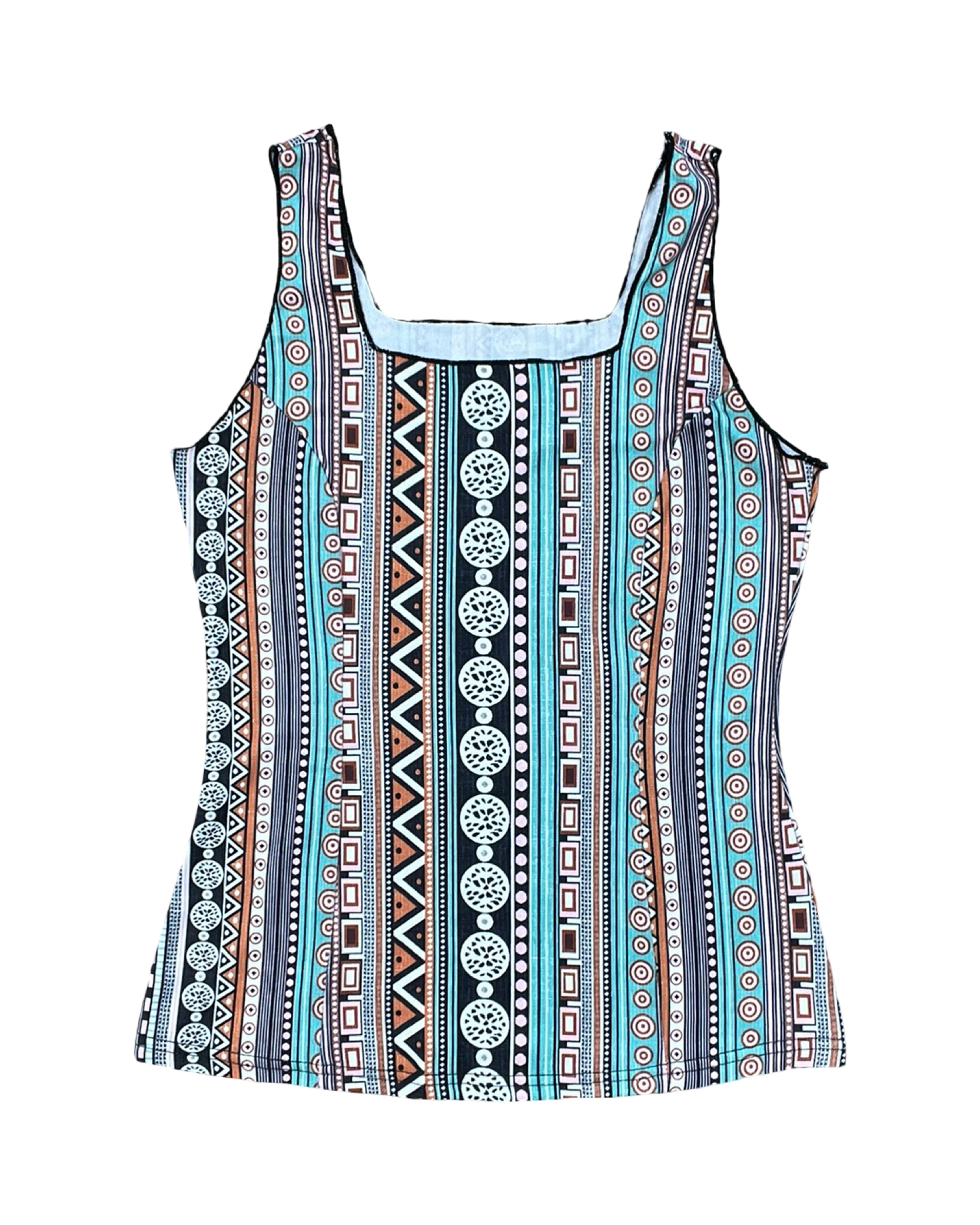 Top Sleeveless By Clothes Mentor In Multi, Size:M